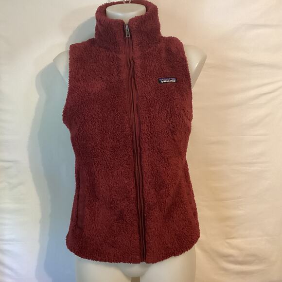 2135 NWOT Patagonia Women's Los Gatos Vest Full Zip Soft Cabernet Medium Soft - Picture 2 of 3